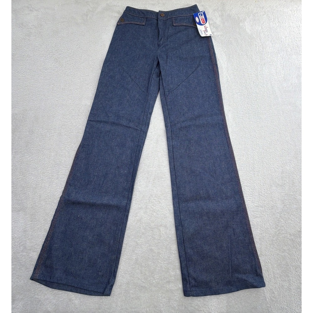 VTG NWT Woman's Sears JR Bazaar JTF Average Blue Jeans Contrast Stitch Size 9